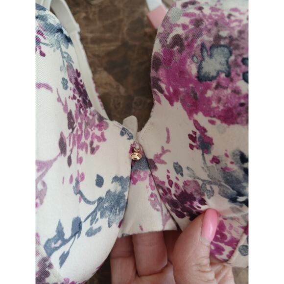 NWT Cacique floral  lightly lined back smoother full coverage size 40D - Picture 2 of 8